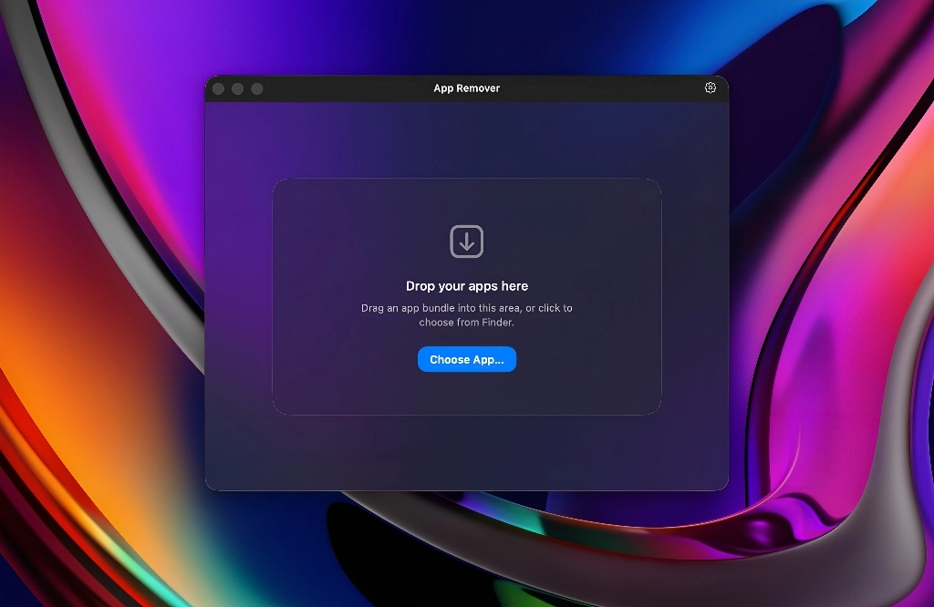 App Remover Drop Zone Landing